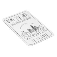 Charlotte Boda Stylized Skyline Save the Date