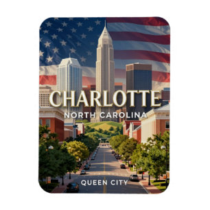 Imán Charlotte Carolina del Norte Paisaje Viaje