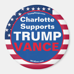 Imán Charlotte Soporta Refrigerador TRUMP VANCE