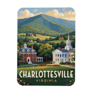 Imán Charlottesville Virginia Viajes Blue Ridge