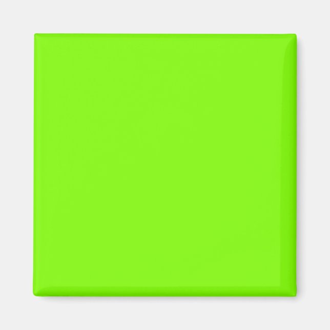 Imán Chartreuse/Neon Green 7FFF00 Color & Image Option (Frente)