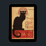 Imán Chat Noir Cabaret Troupe Poster Promo Gato Negro<br><div class="desc">Montmarte,  Francia - Chat Noir Cabaret Troupe Black Cat Promo Poster - Montmarte,  Francia fue creado en 1896. Esta imagen representa escenas de Montmarte,  Francia.</div>