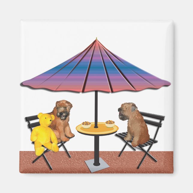 Imán Chat sobre ruedas (Frente)