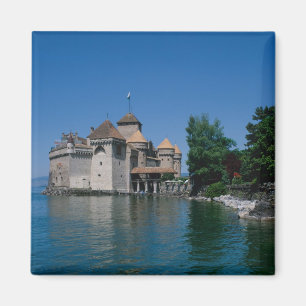 Imán Chateau Chillon, Lago Ginebra, Cantón Vaud,