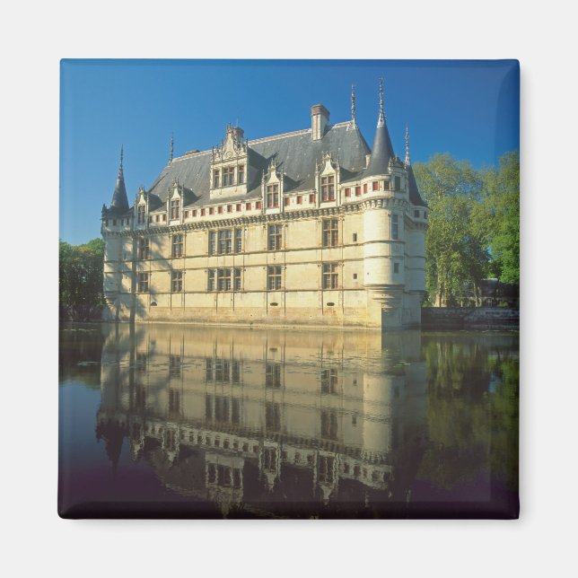 Imán Chateau de Azay-le-Rideau, Indre-et-Loire, (Frente)