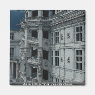 Imán Chateau de Blois, ala de Francisco I, detalle, el