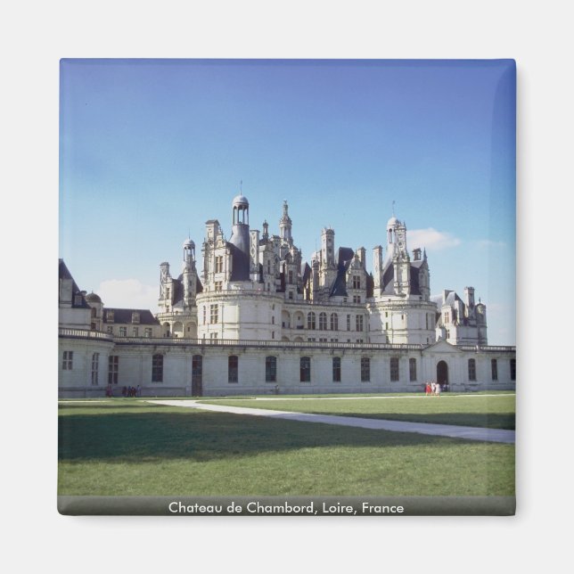Imán Chateau de Chambord, Loira, Francia (Frente)