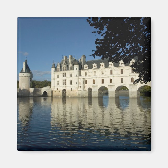 Imán Chateau de Chenonceau, río Cher, Loir-et-Cher, 2 (Frente)