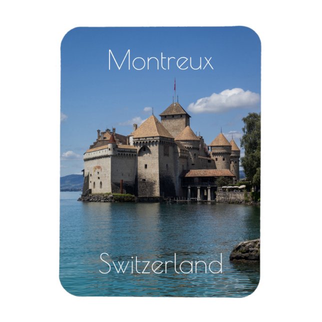 Imán Chateau de Chillon en Montreux, Suiza (Vertical)
