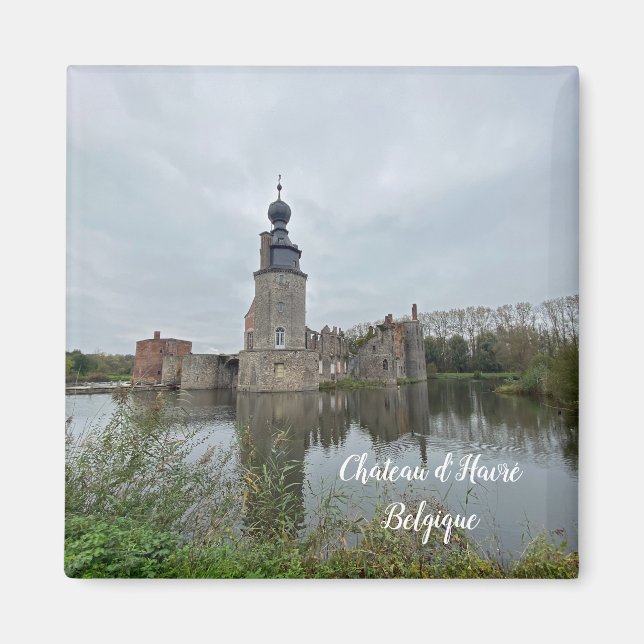 Imán Château d'Havré en Bélgica (Frente)