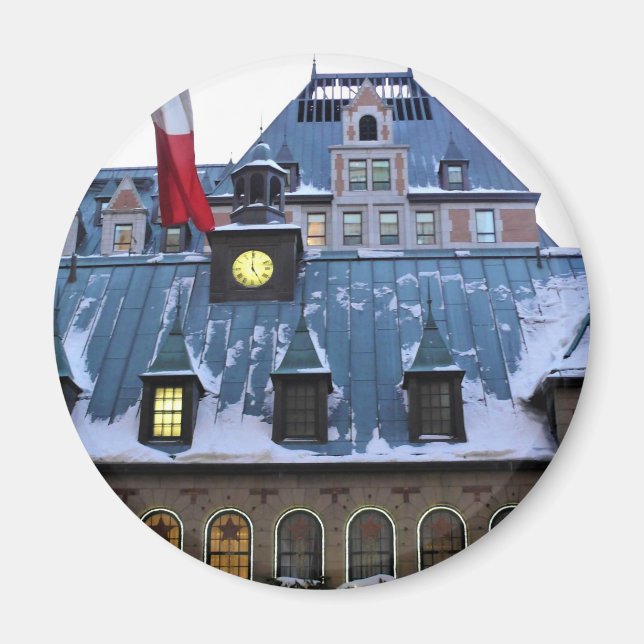 Imán Chateau Frontenac, Quebec, Canadá (Frente)