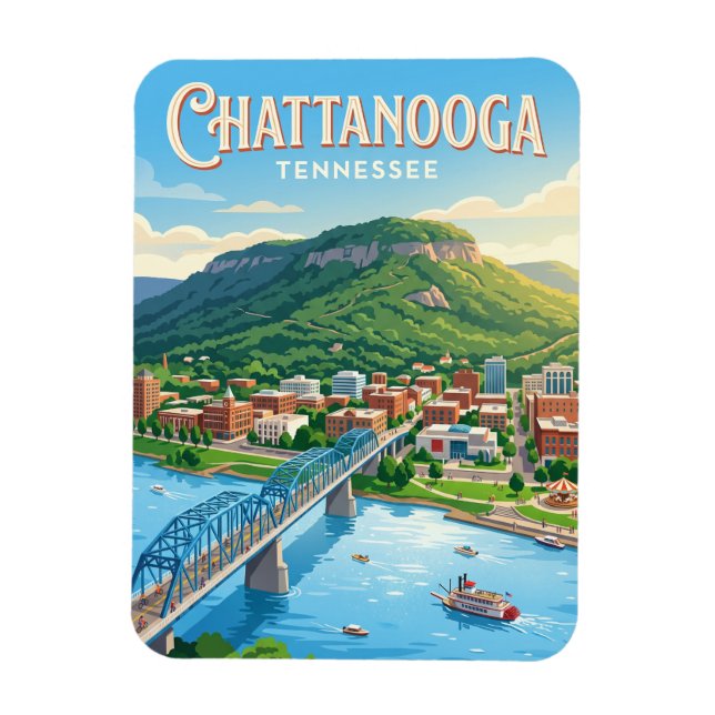 Imán Chattanooga, Tennessee (Vertical)