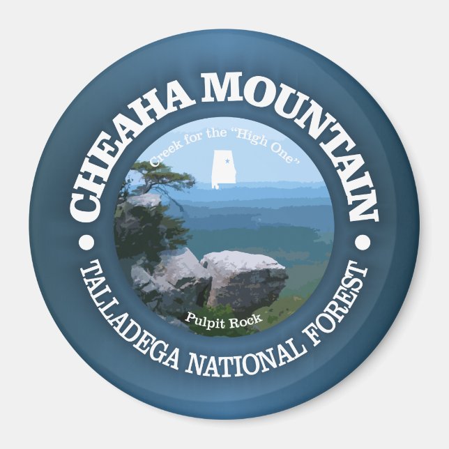 Imán Cheaha Mountain (Frente)