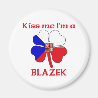 Imán Checo personalizado me besa, soy blazek