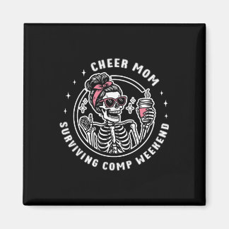 Imán Cheer Mom Surviving Comp Weekend Cheerleading Moth