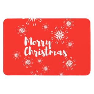 Imán Cheerful, playful design of "Merry Christmas"