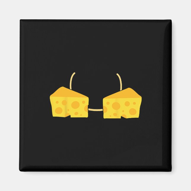 Imán Cheese Bra Costume Cute Easy Food Halloween Regalo (Frente)