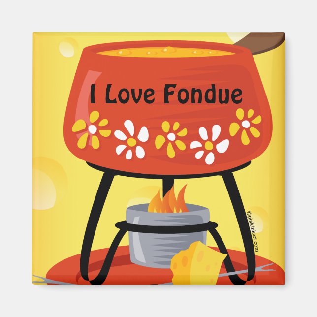 Imán Cheese Fondue Magnet (Frente)