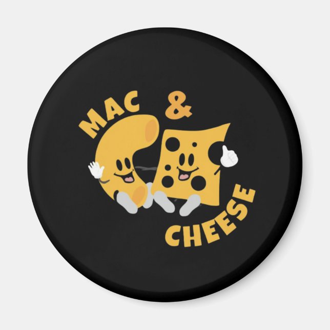 Imán Cheese Mac & Cheese Funny Gift Idea (Frente)
