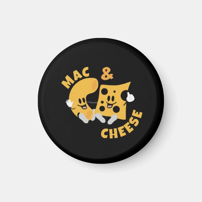 Imán Cheese Mac & Cheese Funny Gift Idea (Frente)