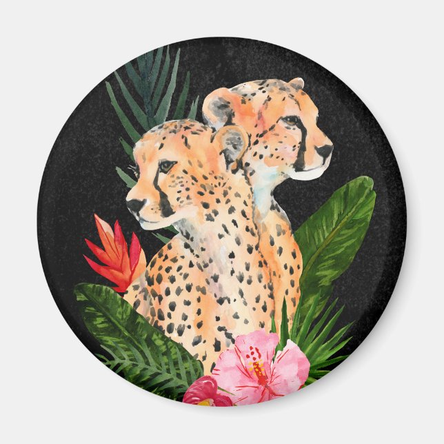 Imán Cheetah Bouquet (Frente)