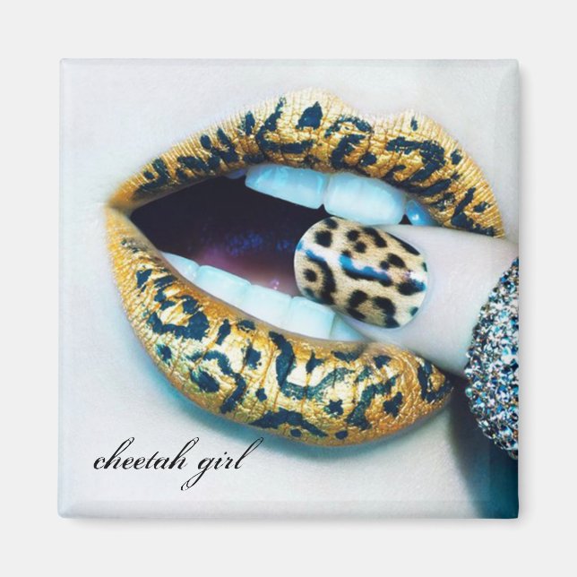 Imán Cheetah Chica (Frente)