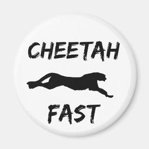 Imán Cheetah Fast Funny Running Magnet