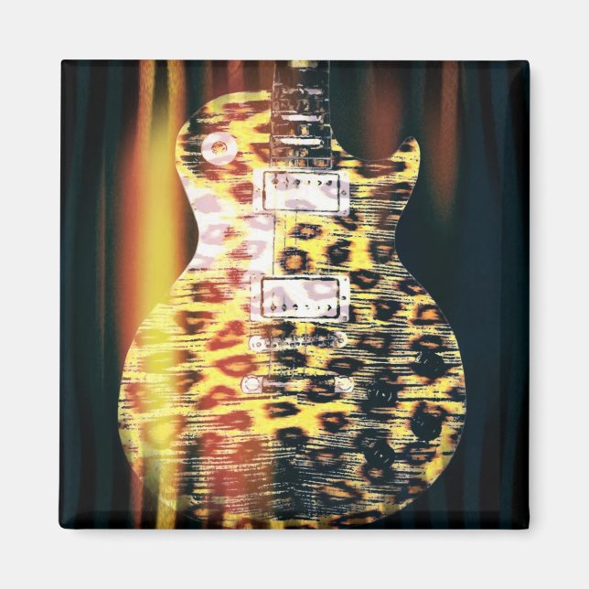 Imán Cheetah Guitar Magnet (Frente)