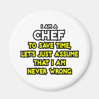 Imán Chef. Asumir Que Nunca Estoy Equivocado