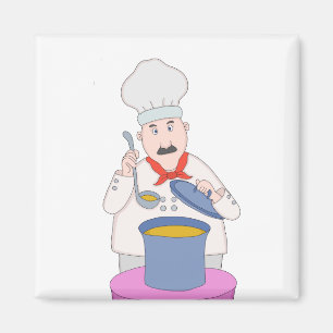 Imán Chef bigote