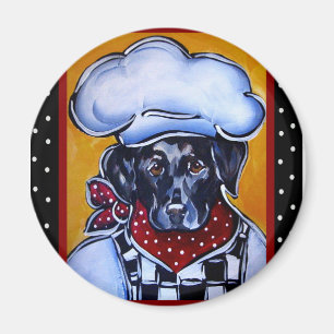 Imán Chef Black Lab