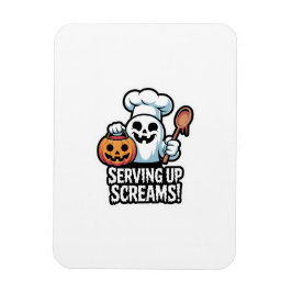Imán Chef Boo – Spooky Cute Halloween Ghost Spoon