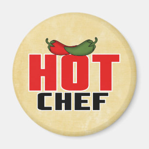 Imán Chef caliente (pimientos rojos y verdes)