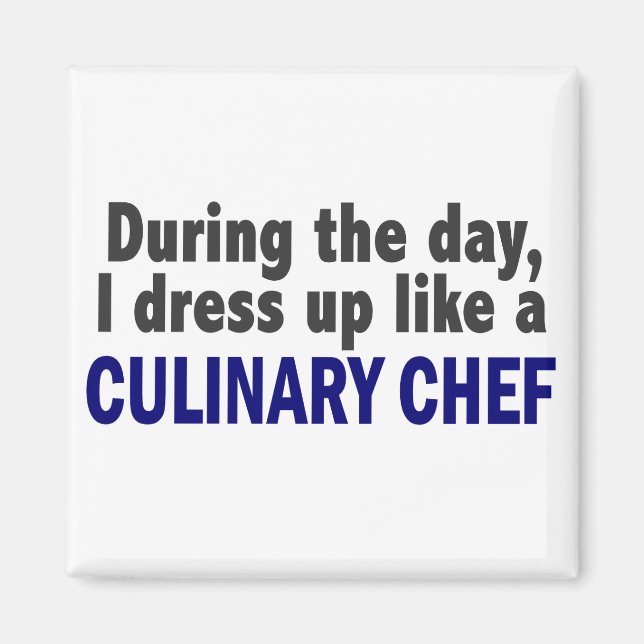 Imán Chef Culinario Durante El Día (Frente)