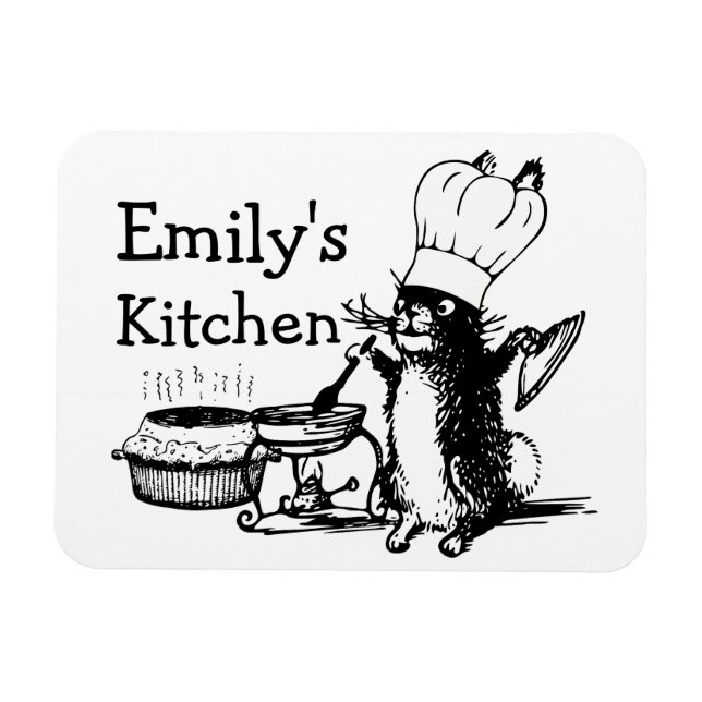 Imán Chef Cute Bunny (Horizontal)