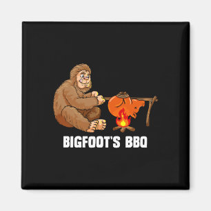 Imán Chef de barbacoa bigfoot sasquatch hombre