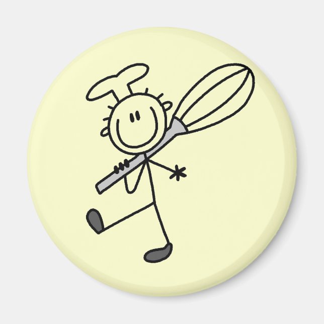 Imán Chef de Palitos con Batidor (Frente)