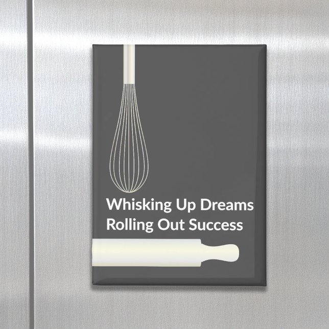 Imán Chef de Pastelería de Panadería Inspiradora para H (Subido por el creador)