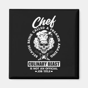 Imán Chef divertido Increíble Bestia Culinaria Cocina C