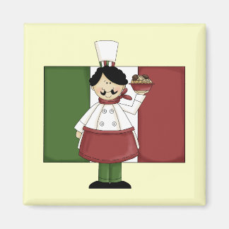 Imán Chef italiano - Personalizable