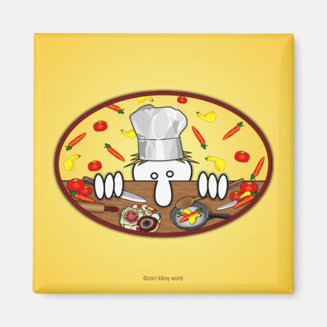 Imán Chef Kilroy Magnet (Frente)