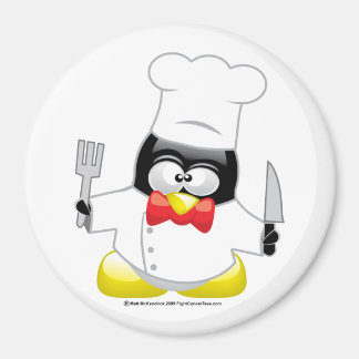 Imán Chef Penguin