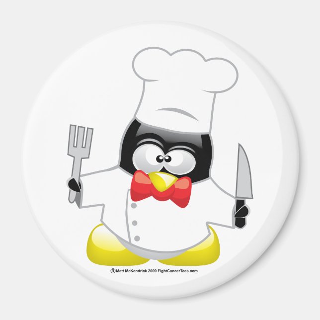 Imán Chef Penguin (Frente)