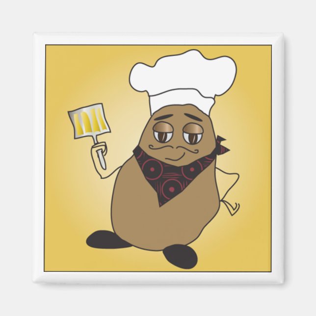 Imán Chef Potato Magnet (Frente)