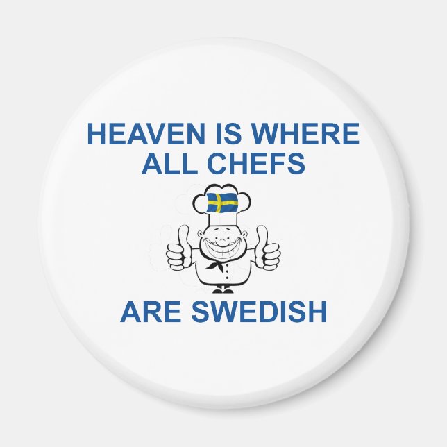 Imán Chefs de Suecia (Frente)