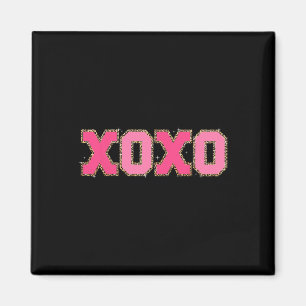 Imán Chenille Patch Sparkling Xoxo Valentine Day Heart