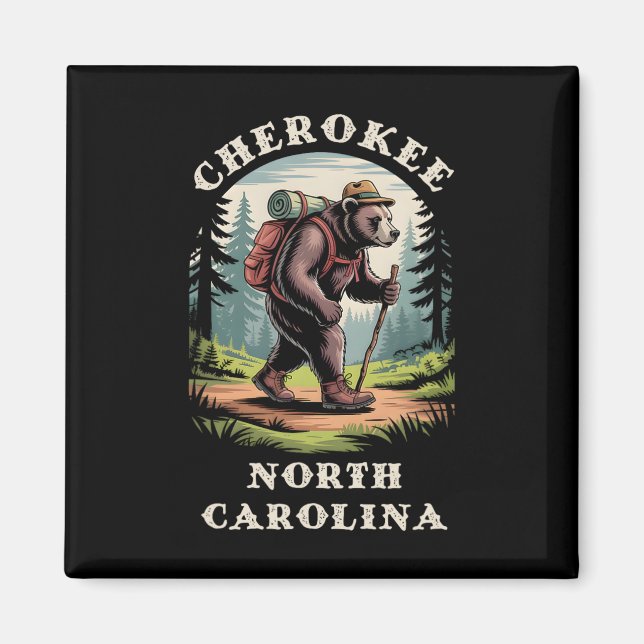 Imán Cherokee Carolina del Norte  (Frente)