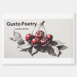 Imán Cherries Gusto Poetry