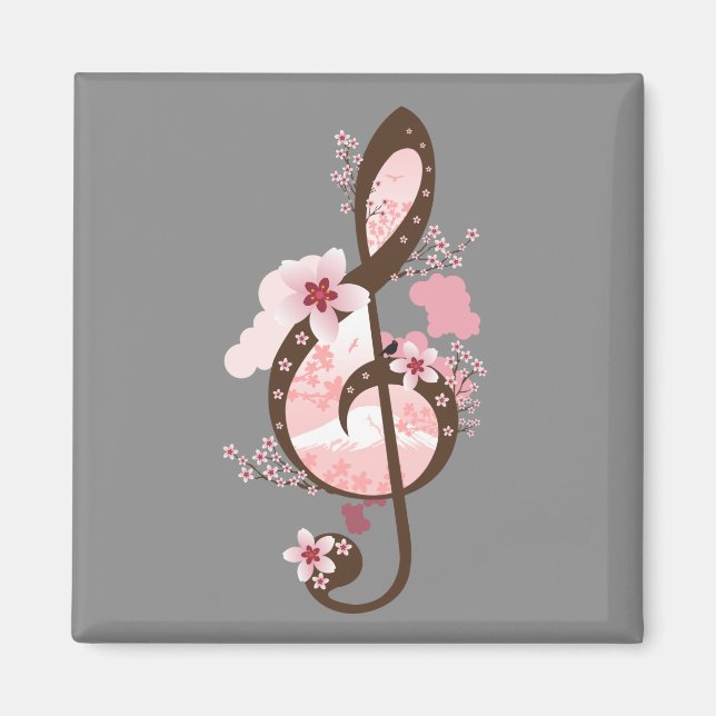 Imán Cherry Blossom Music (Frente)