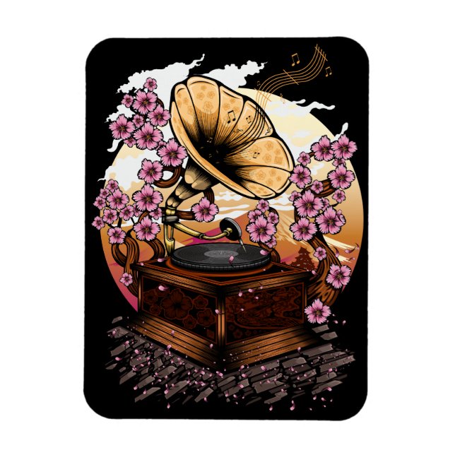Imán Cherry Blossom Musical (Vertical)